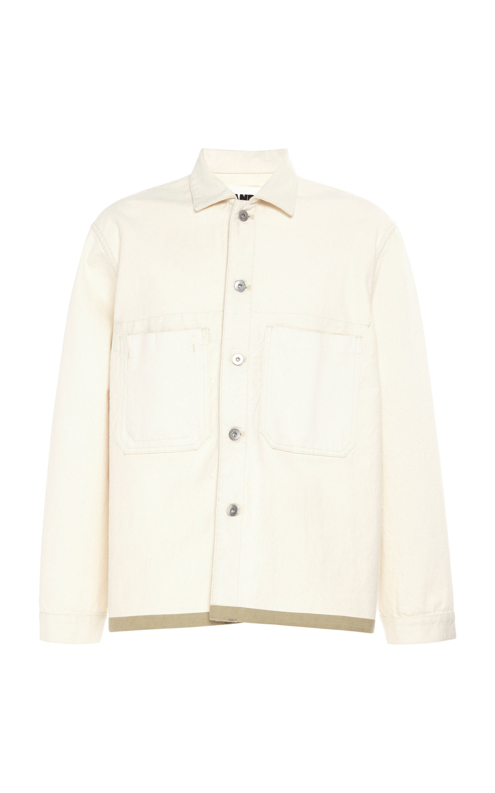 white workwear jacket