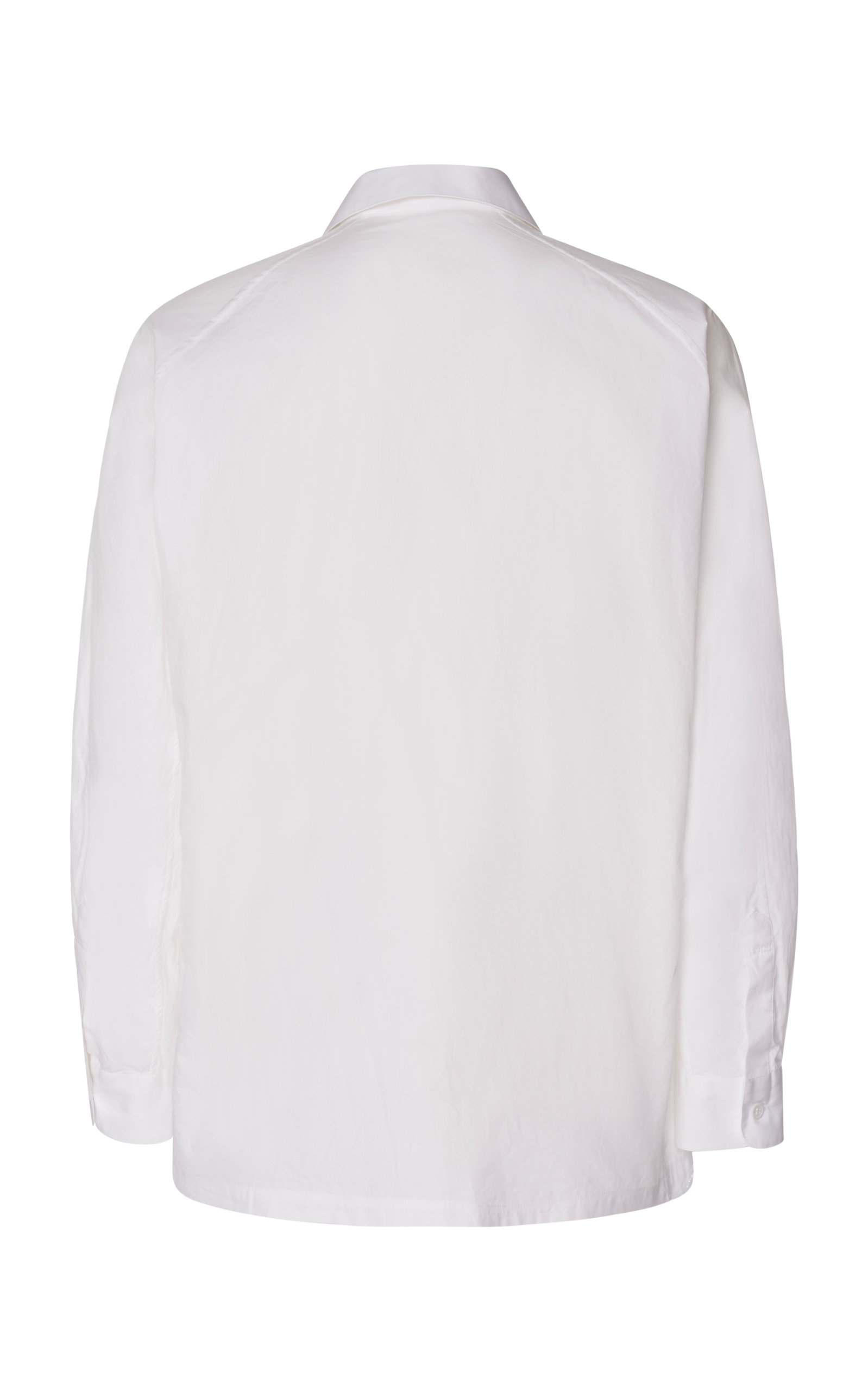 Cotton Poplin Open Collared Shirt By Yohji Yamamoto Moda Operandi