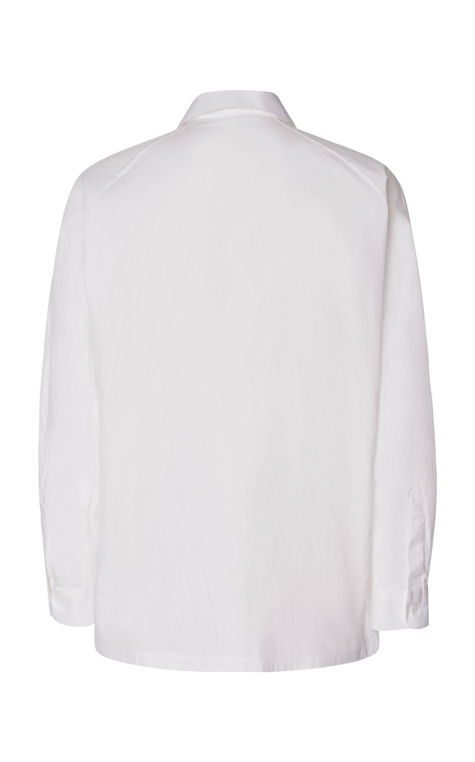 Cotton Poplin Open Collared Shirt By Yohji Yamamoto Moda Operandi Cotton Poplin Open Collared Shirt By Yohji Yamamoto Moda Operandi