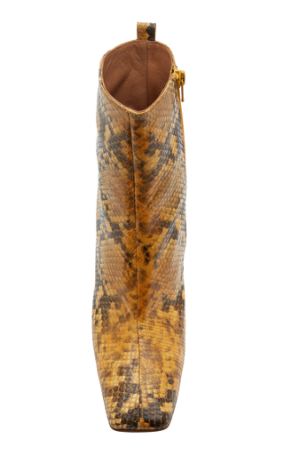 Marcelle Snake-effect Leather Boots展示图