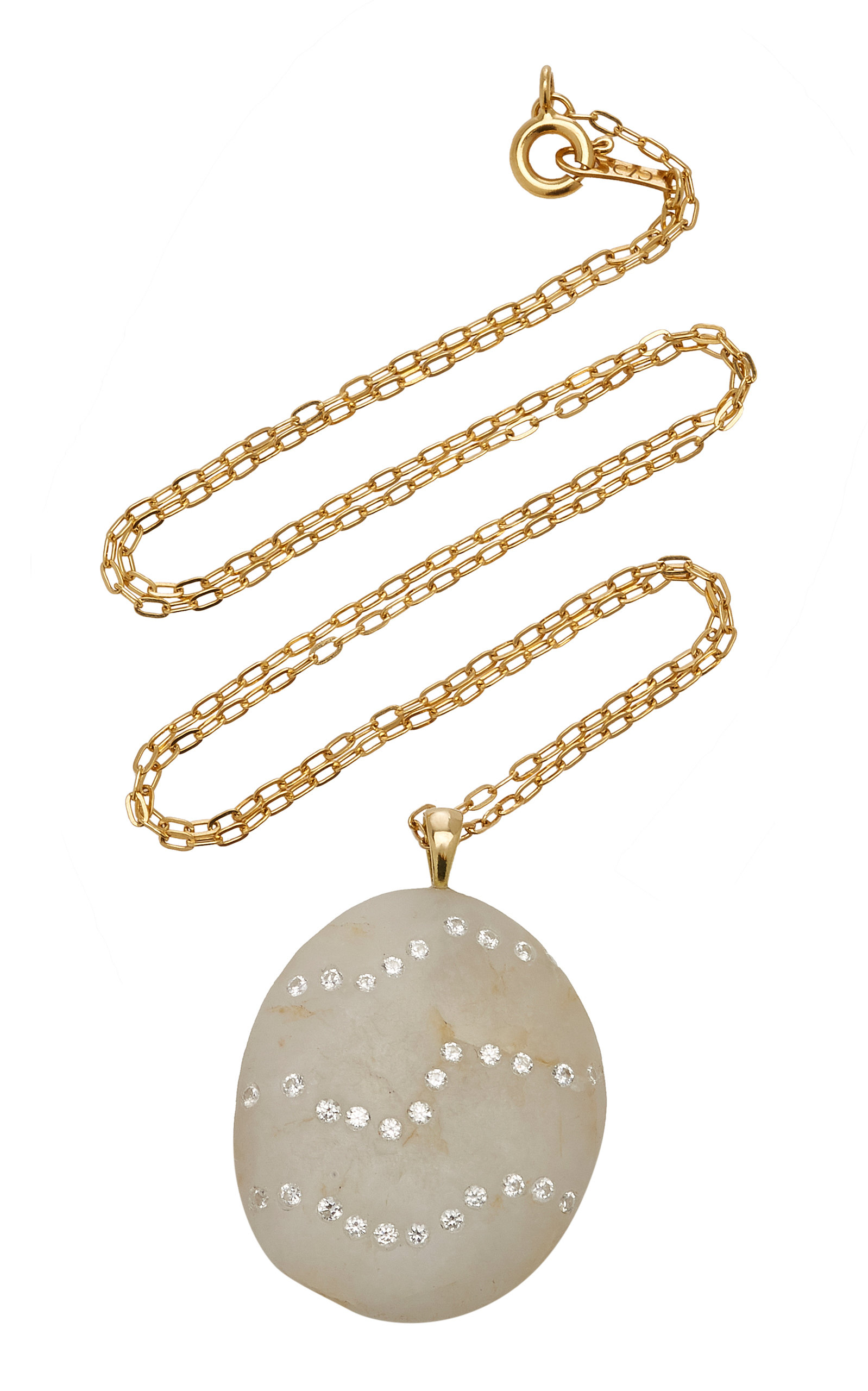 CVC Stones Women's Rococo 18K Gold; Diamond And Stone Necklace