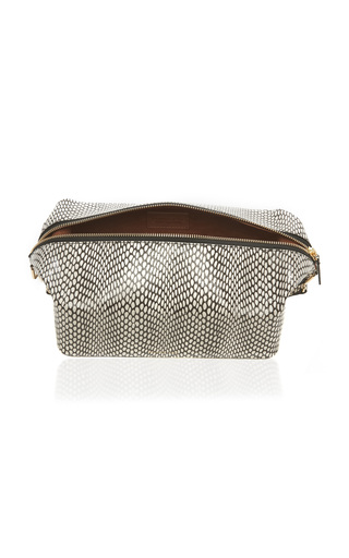 REJINA PYO OLIVIA SNAKE-EFFECT LEATHER BAG