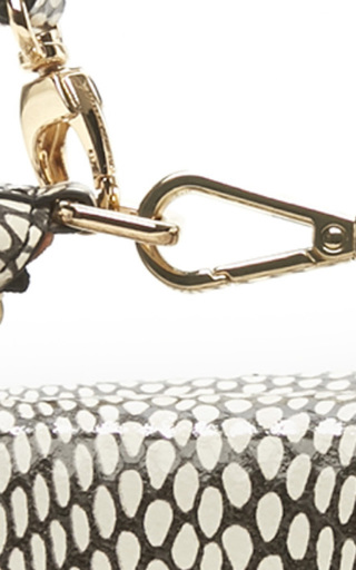 REJINA PYO OLIVIA SNAKE-EFFECT LEATHER BAG