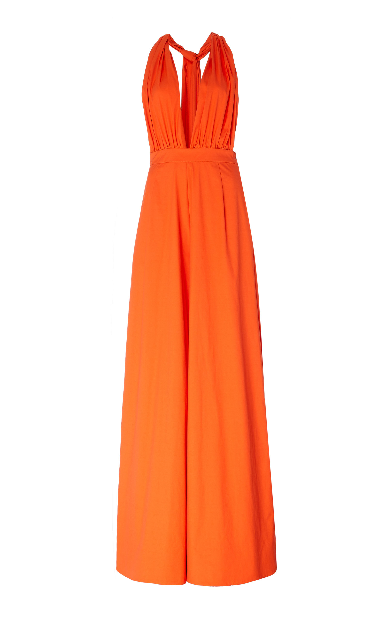 cotton wide leg jumpsuit