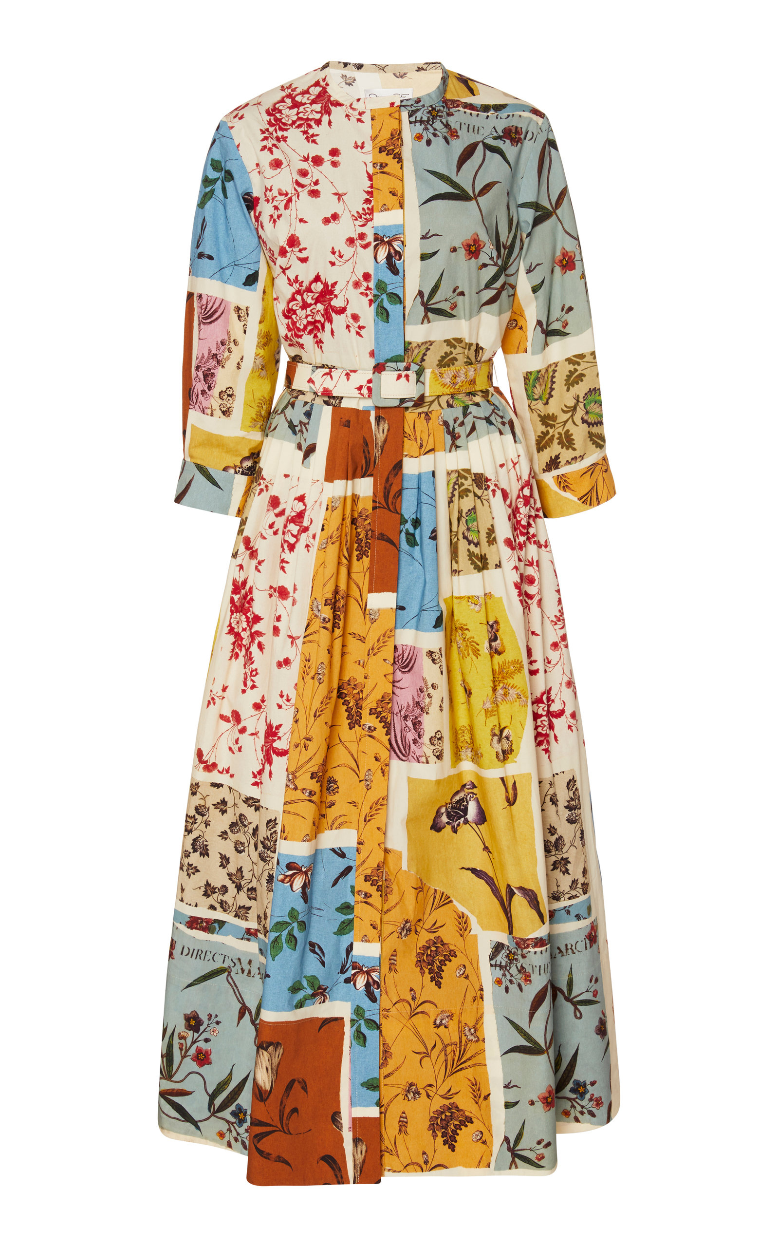 oscar de la renta shirt dress
