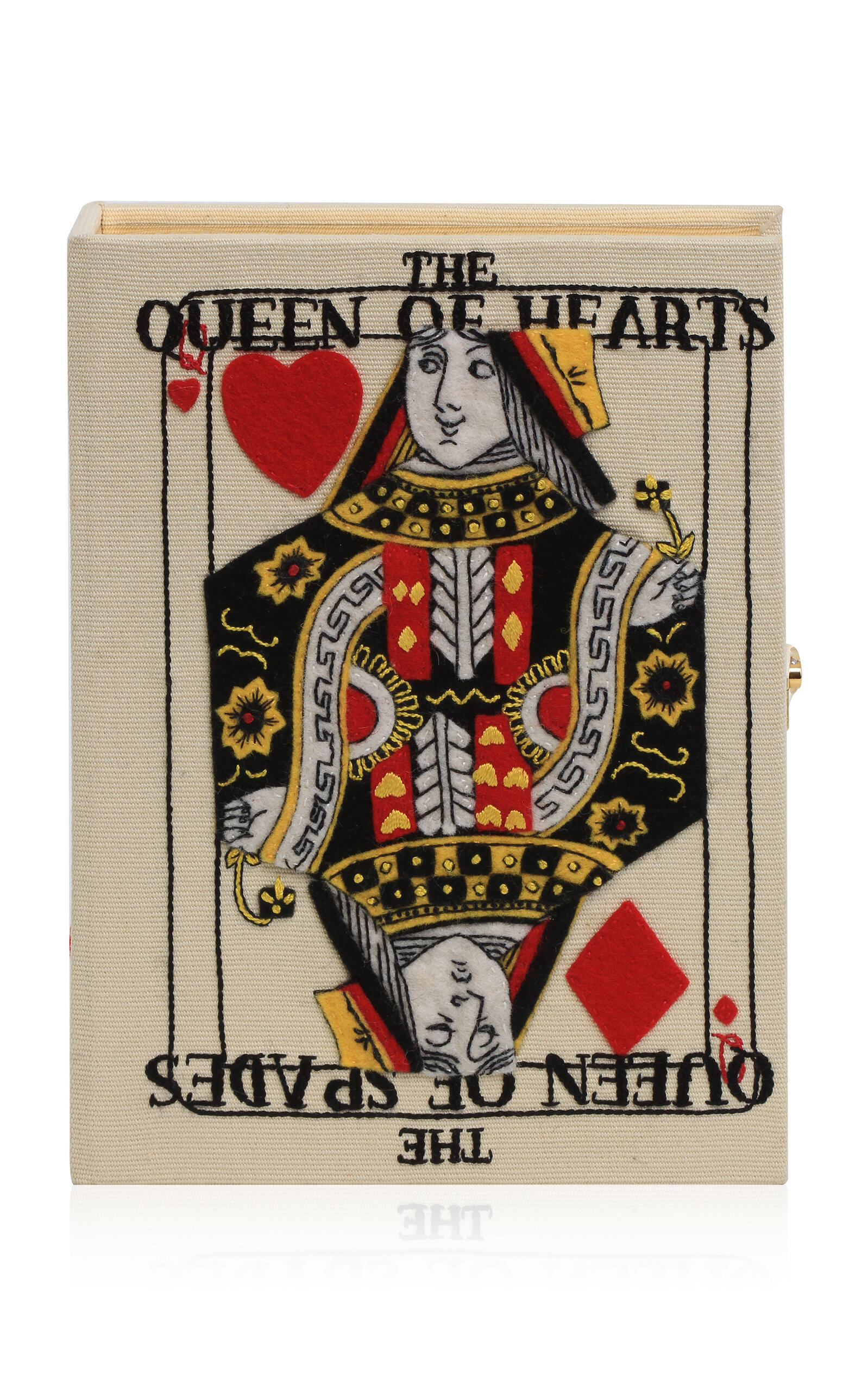 Queen Of Hearts Book Clutch