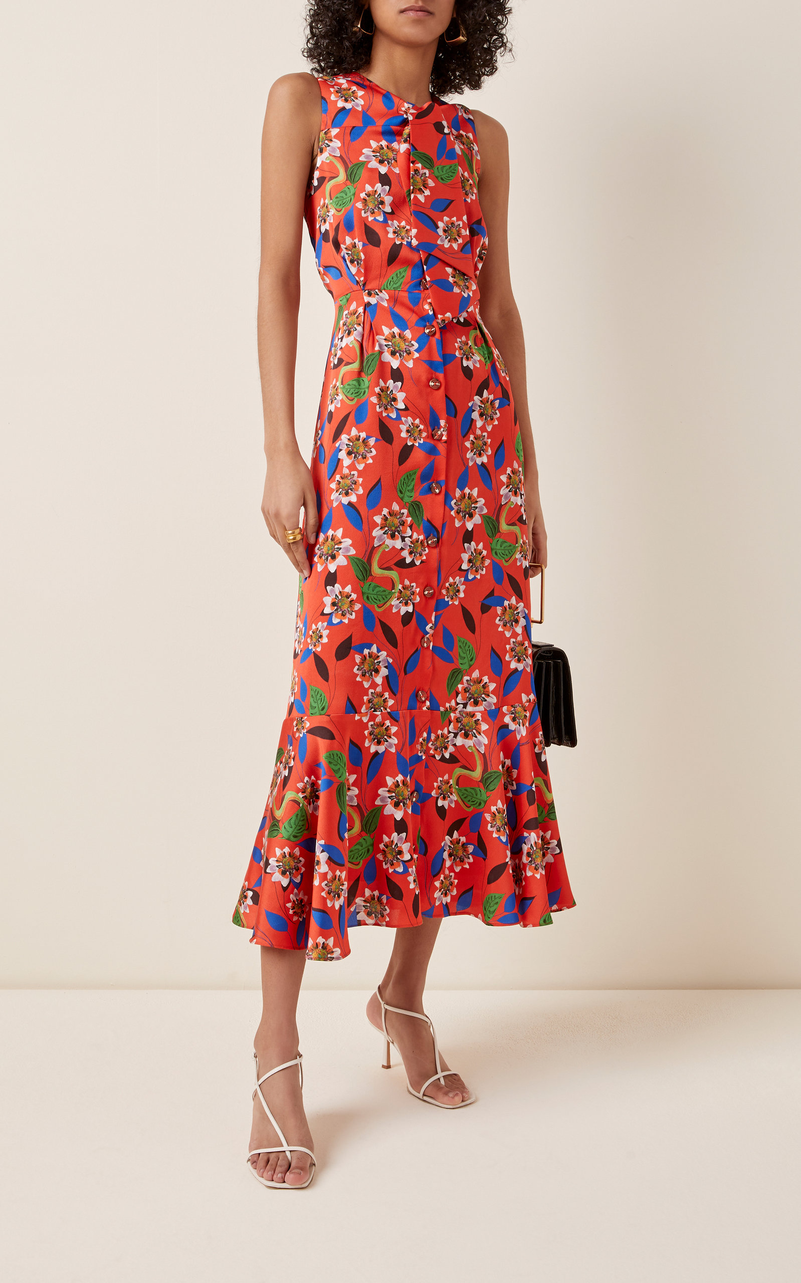 floral colour dress