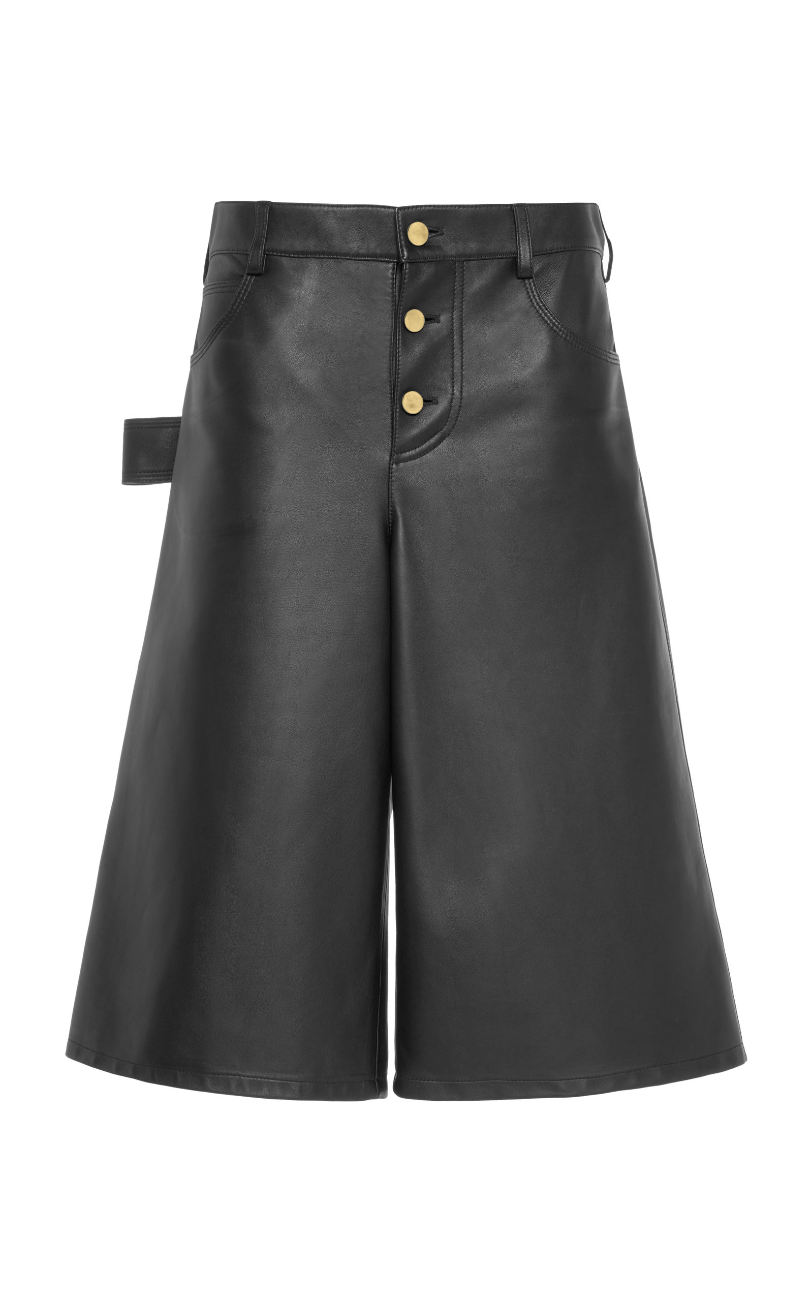 Bottega Veneta Women's Leather Shorts