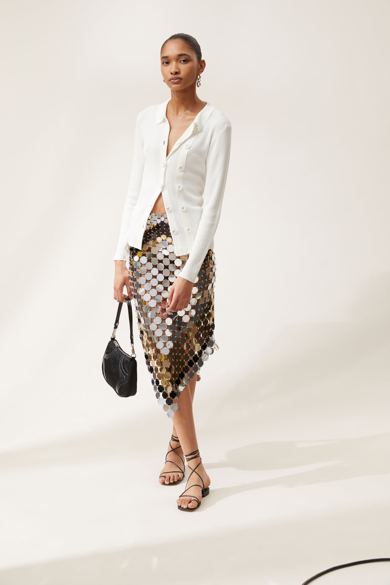 prada shell shoulder bag