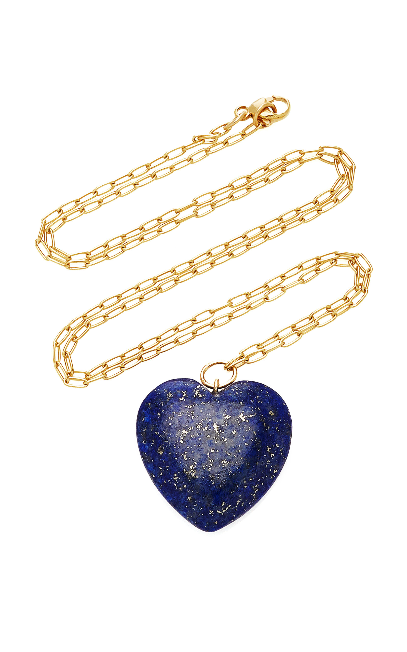 14K Gold And Lapis Lazuli Necklace