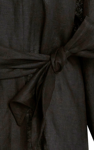 Monti Linen Kimono Robe Jacket展示图