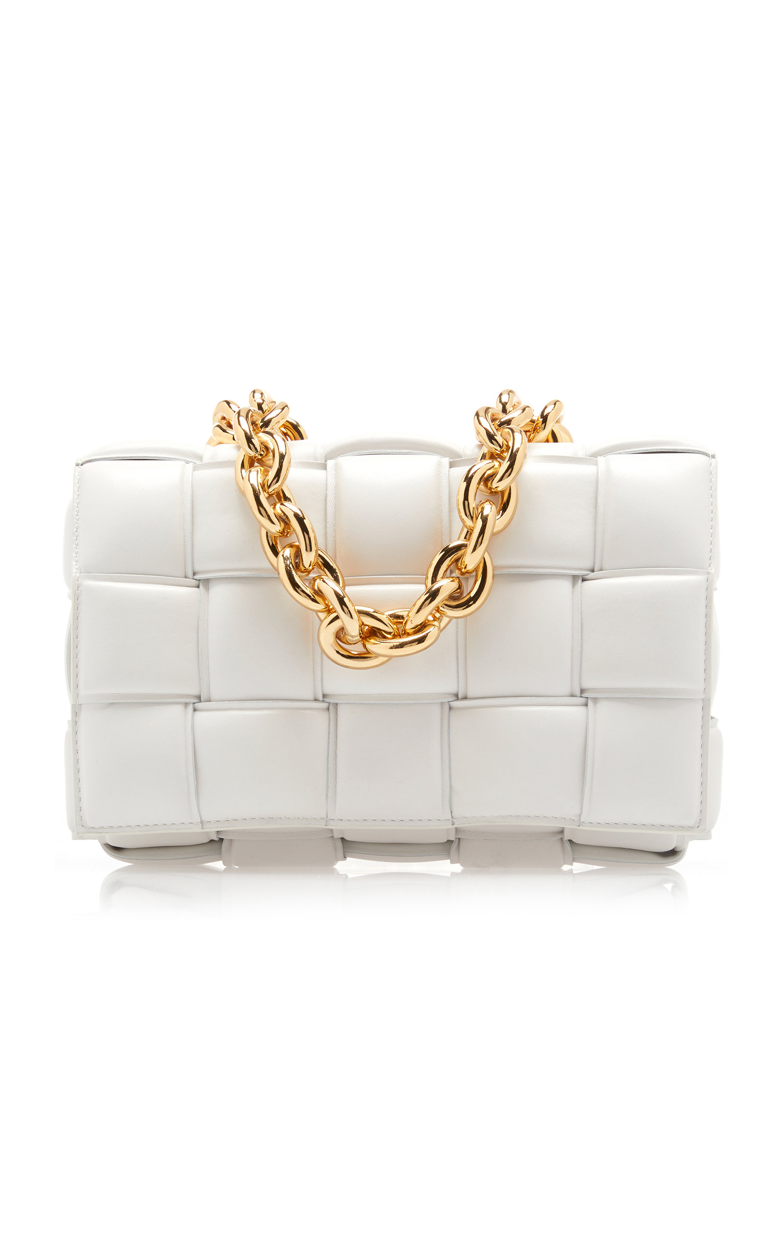 chain leather crossbody bag