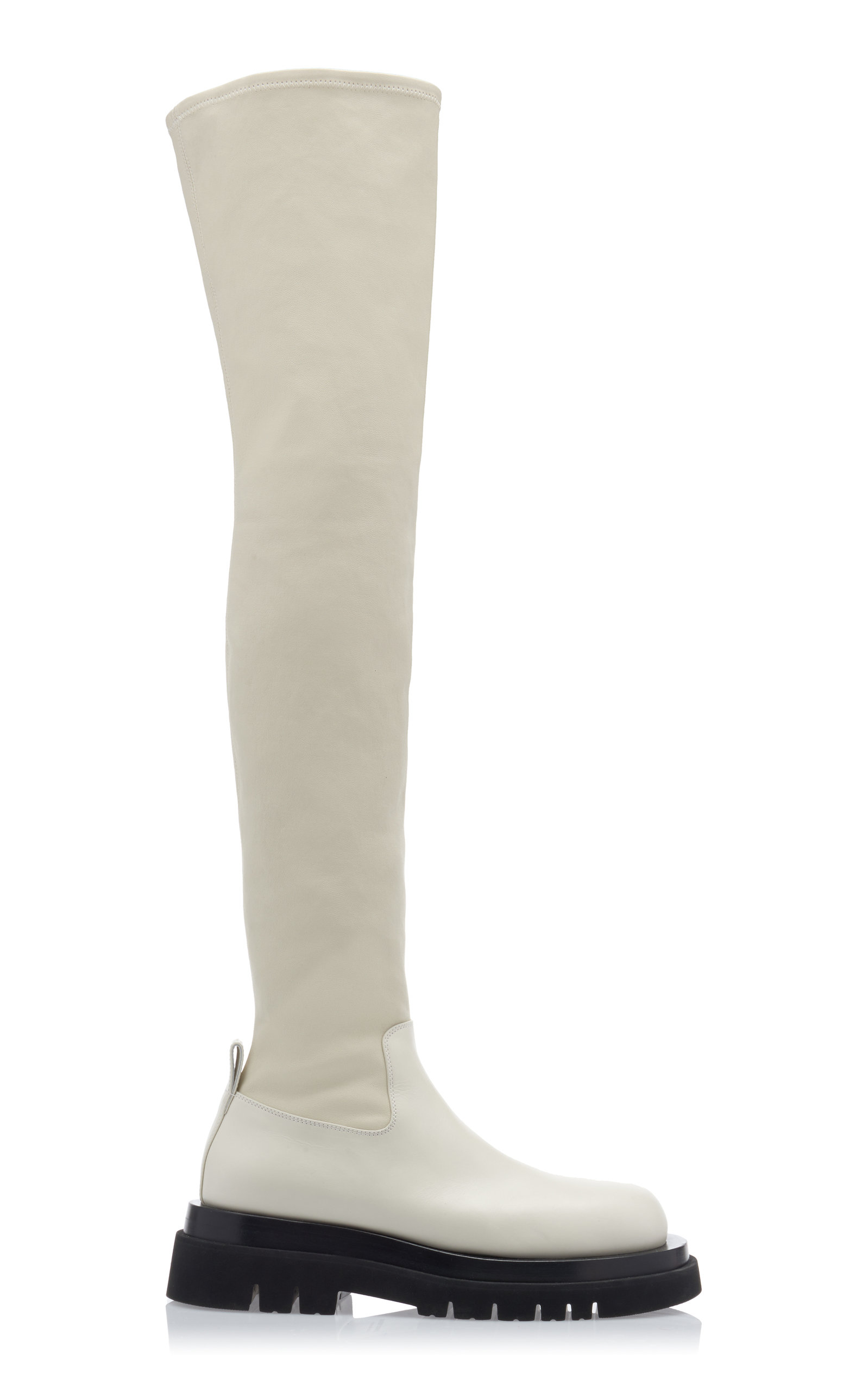 Bottega Veneta The Tire Over the Knee Leather Boots