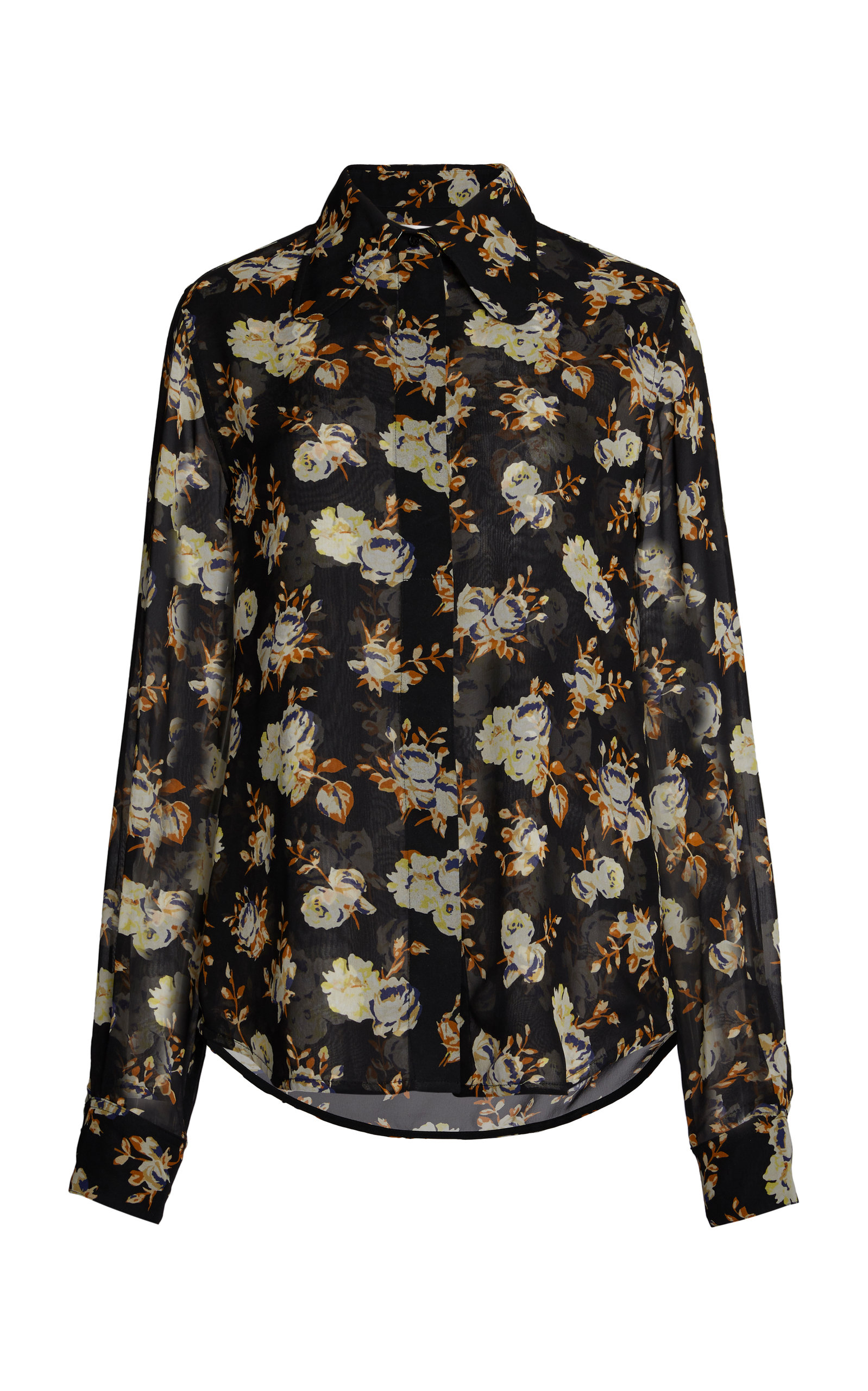 Floral-Print Silk Blouse by Victoria Beckham | Moda Operandi
