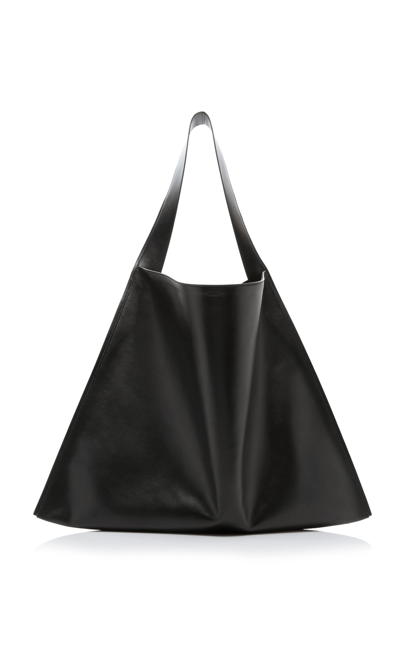 oversized leather tote