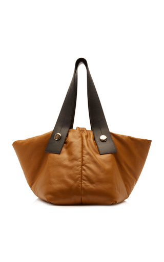 Tobo Oversized Leather Tote Bag展示图
