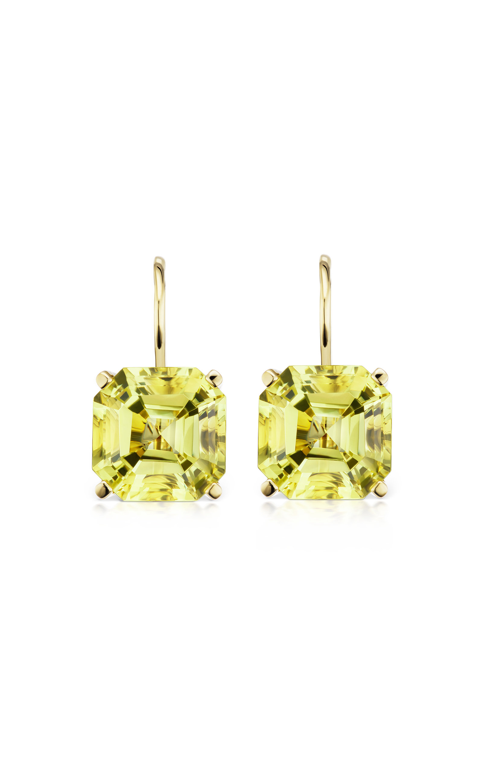 Twinkle Twinkle 14K Yellow Gold Quartz Earrings