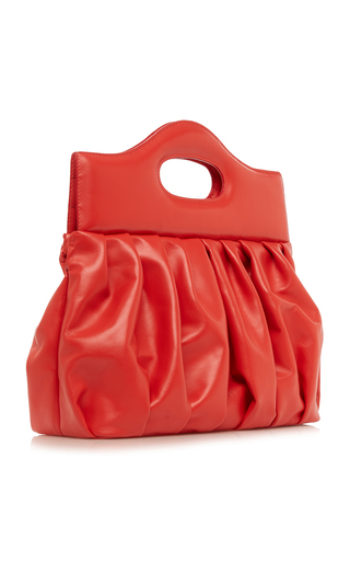 Horizontal Padded Leather Top Handle Bag展示图