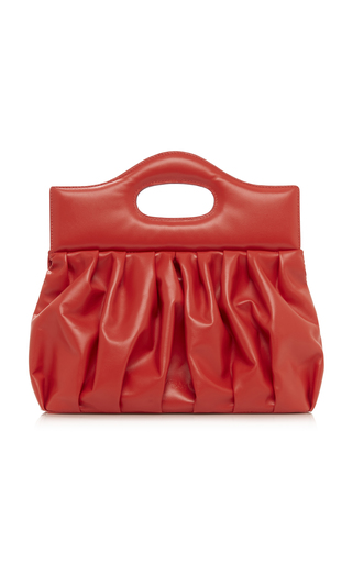 Horizontal Padded Leather Top Handle Bag展示图