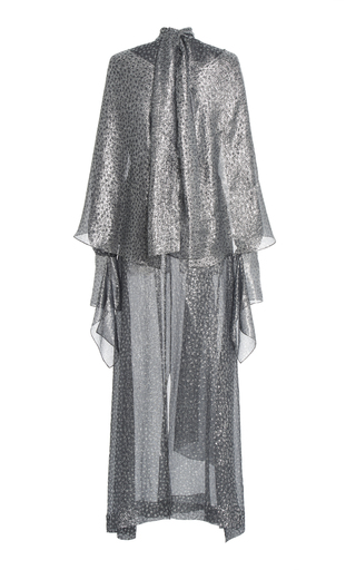 Rosehill Metallic Silk Dress展示图