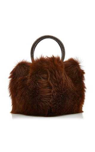 Gia Fur Top Handle Bag展示图