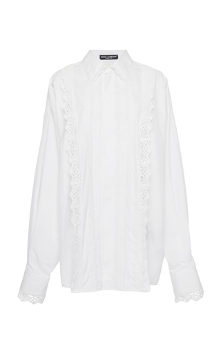 Pointed-Collar Poplin Shirt by Dolce & Gabbana | Moda Operandi