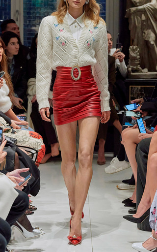 Leather Mini Skirt展示图