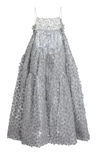 Lucy Embroidered Metallic Dress展示图