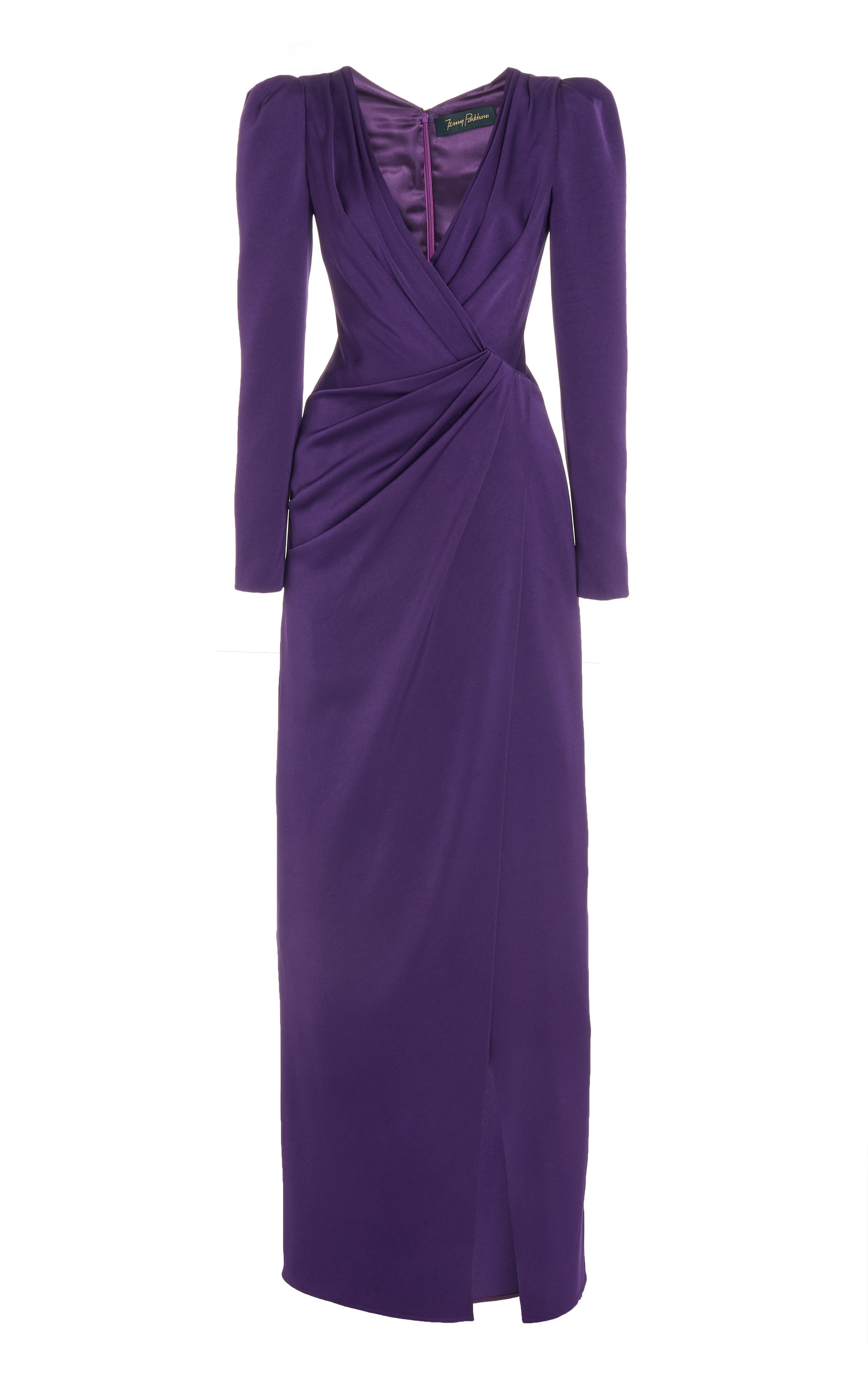 Sigourney Draped Crepe Maxi Dress by Jenny Packham | Moda Operandi