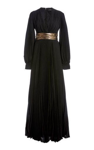 Pleated Silk Gown by Andrew Gn | Moda Operandi