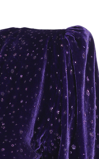 Glittered Silk-Blend Mini Dress展示图