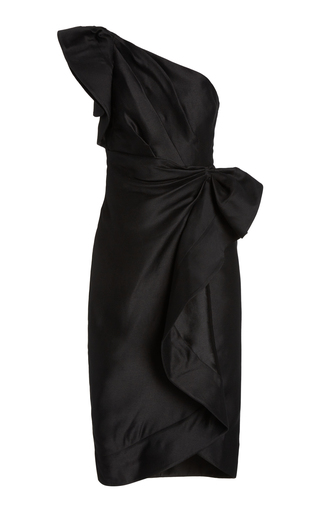 Darcher Ruffle One-Shoulder Midi Dress by Acler | Moda Operandi