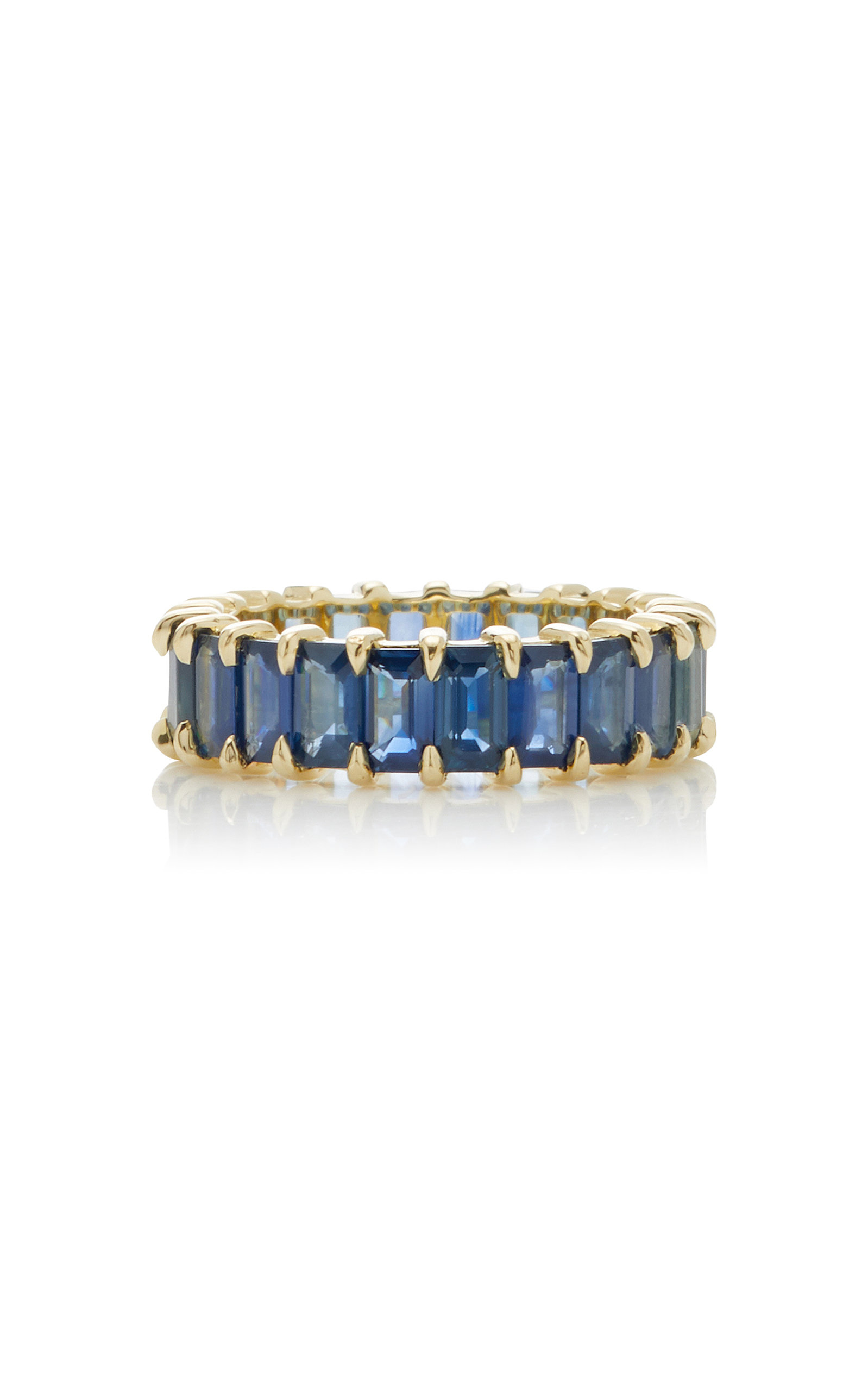 Harper 14K Gold Blue Sapphire Ring