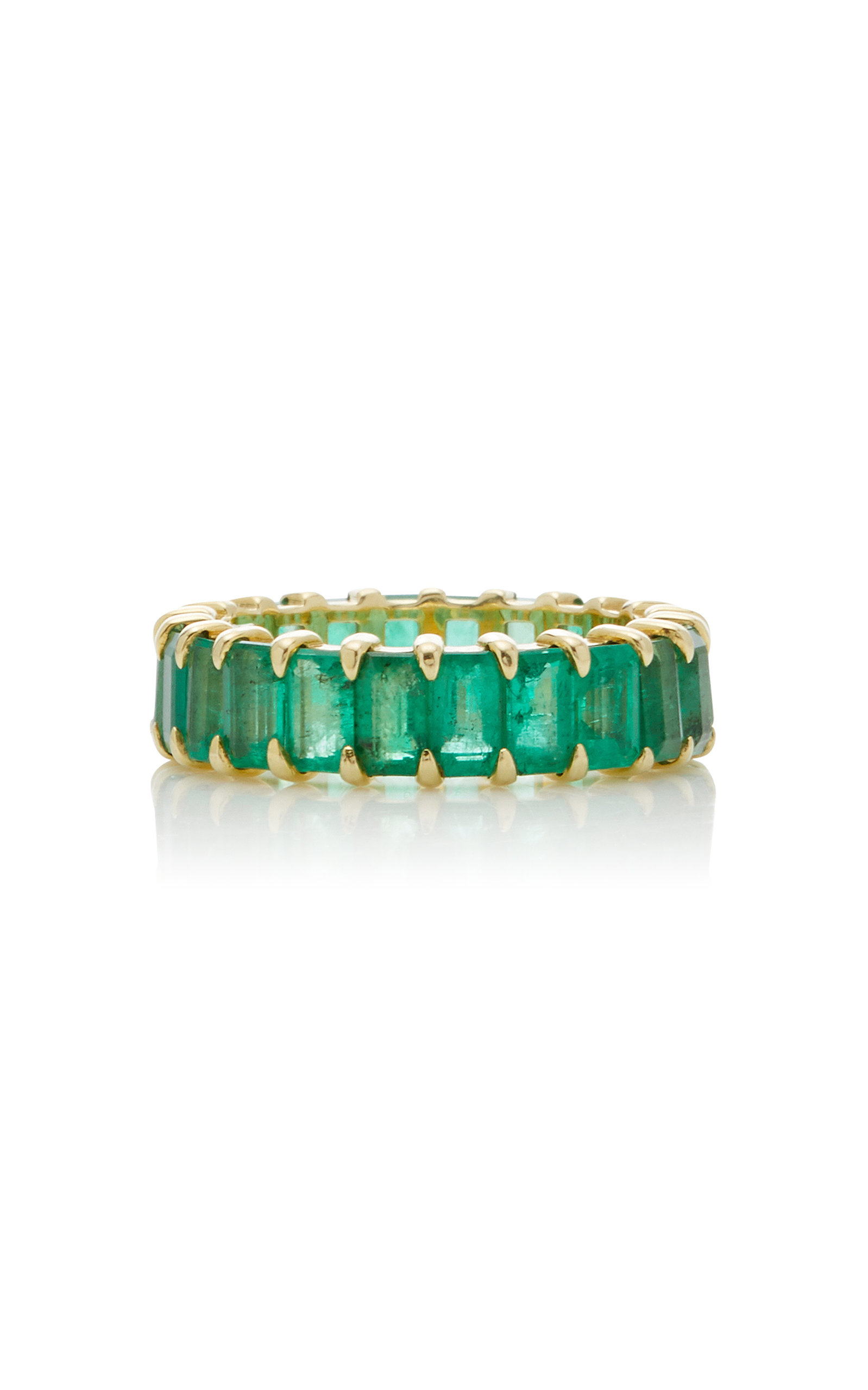 Harper 14K Gold Emerald Ring