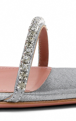 Gilda Crystal-Embellished Satin Sandals展示图