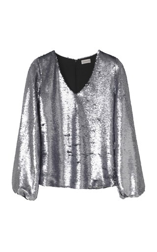 Jemmah Sequined Jersey Top展示图