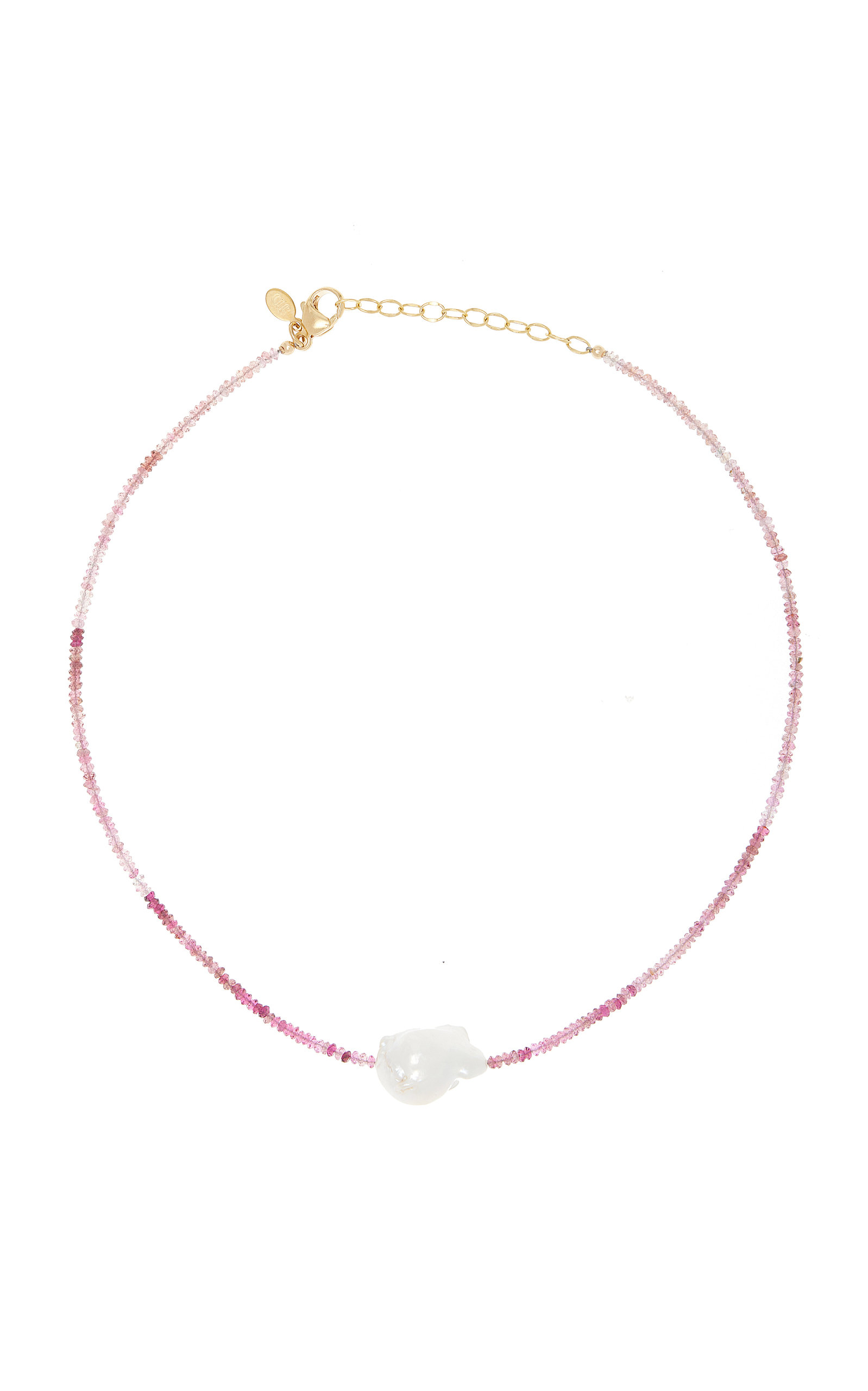 Tourmaline And Pearl Necklace