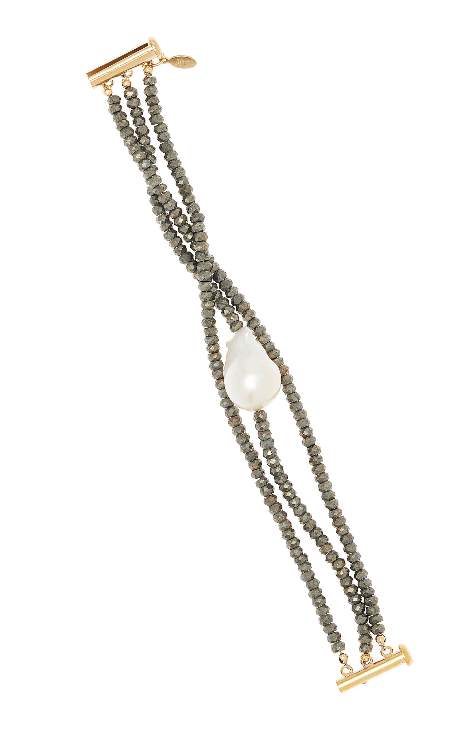 Joie DiGiovanni Women's Pyrite And Pearl Bracelet