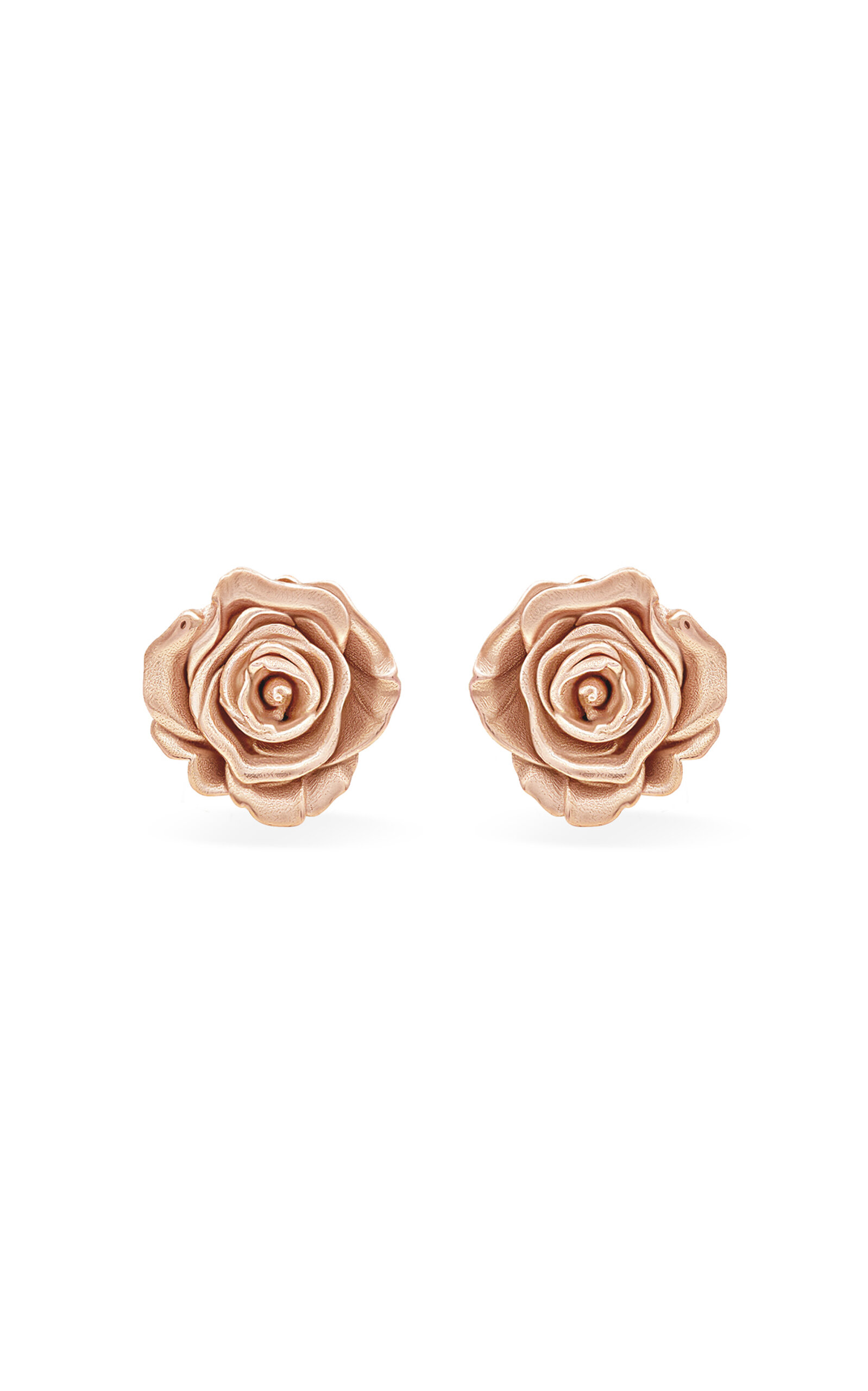Rosa 14K Rose and Yellow Gold Earrings