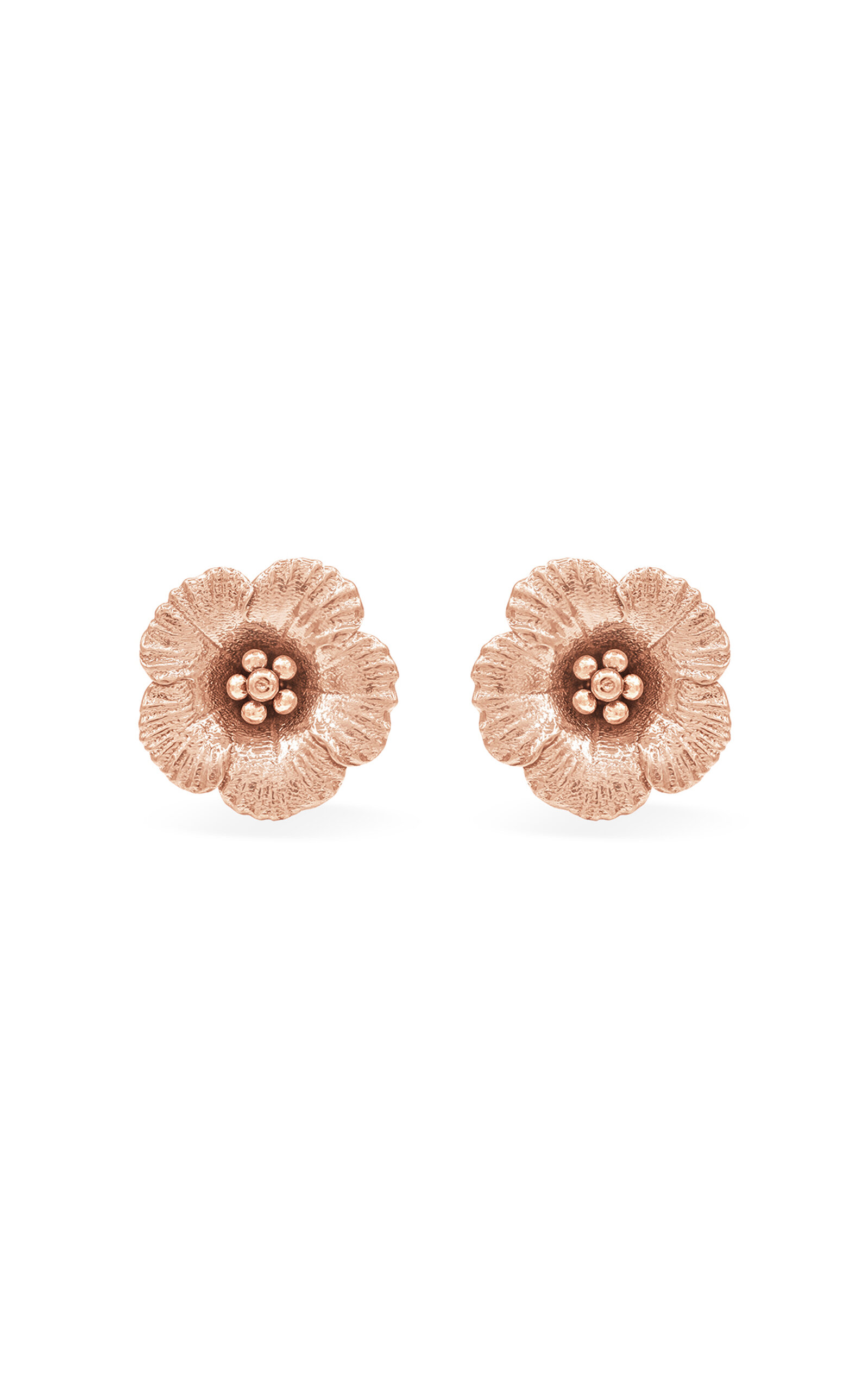 Petunia 14K Rose and Yellow Gold Earrings
