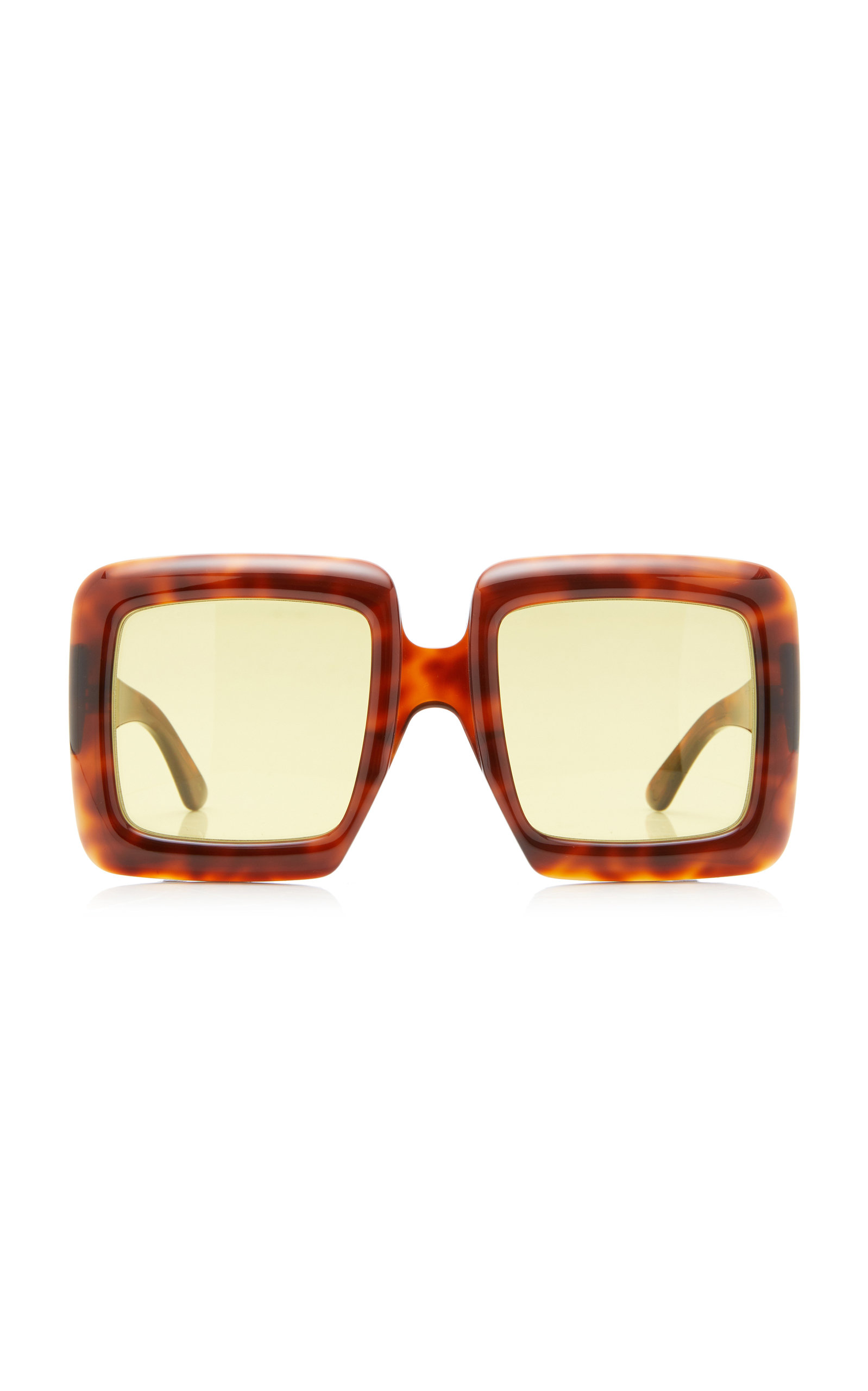 Gucci Women's Oversized Square-Frame Acetate Sunglasses