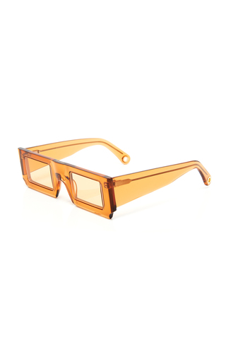 Les Soleil Acetate Square-Frame Sunglasses展示图