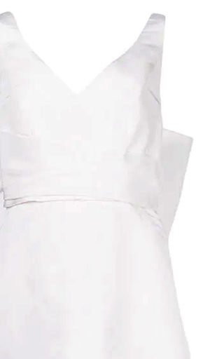 Bow-Detailed Silk-Faille Mini Dress展示图