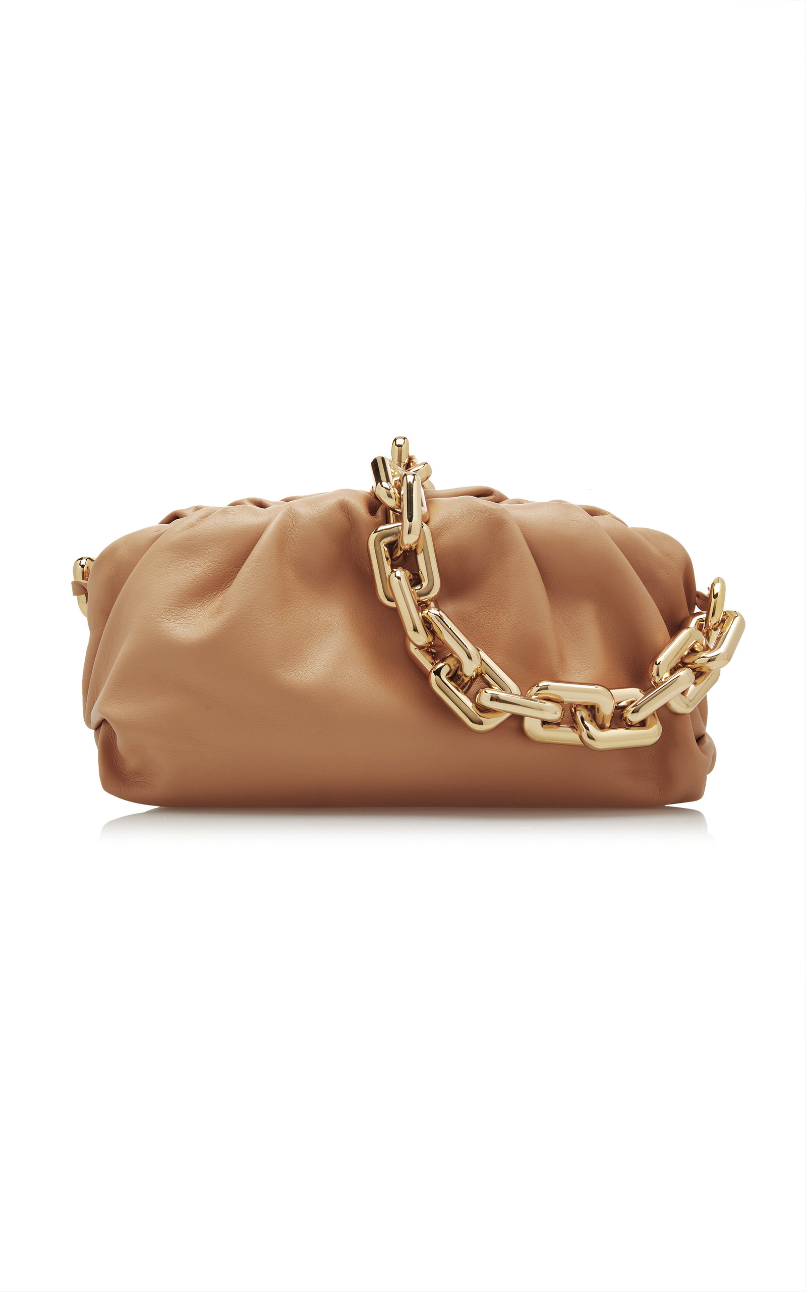 Bottega Veneta The Chain Pouch Leather Clutch