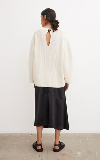 Amicia Oversized Ribbed-Knit Wool-Blend Sweater展示图
