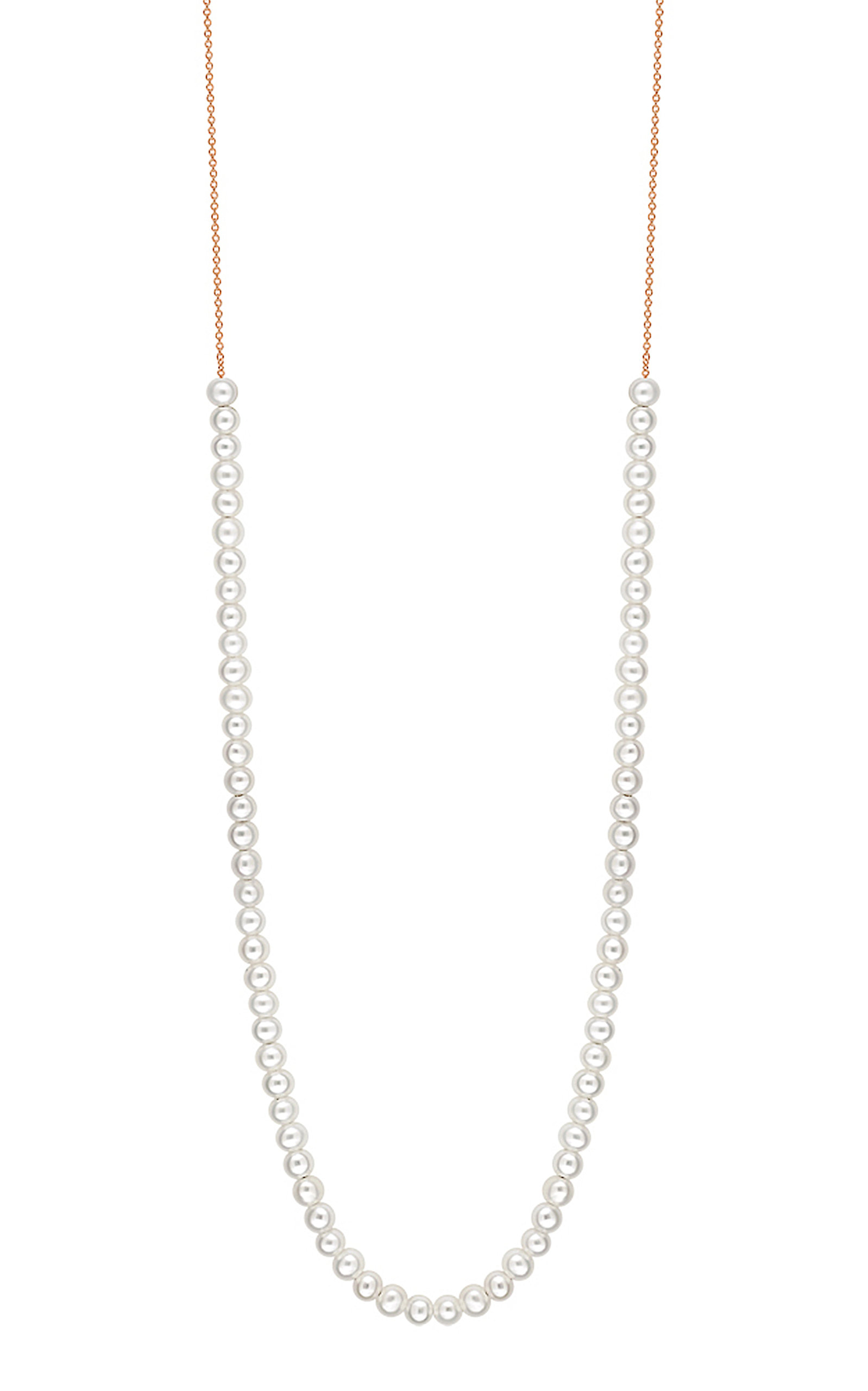 Mini Maria 18K Rose Gold Mother-Of-Pearl Necklace