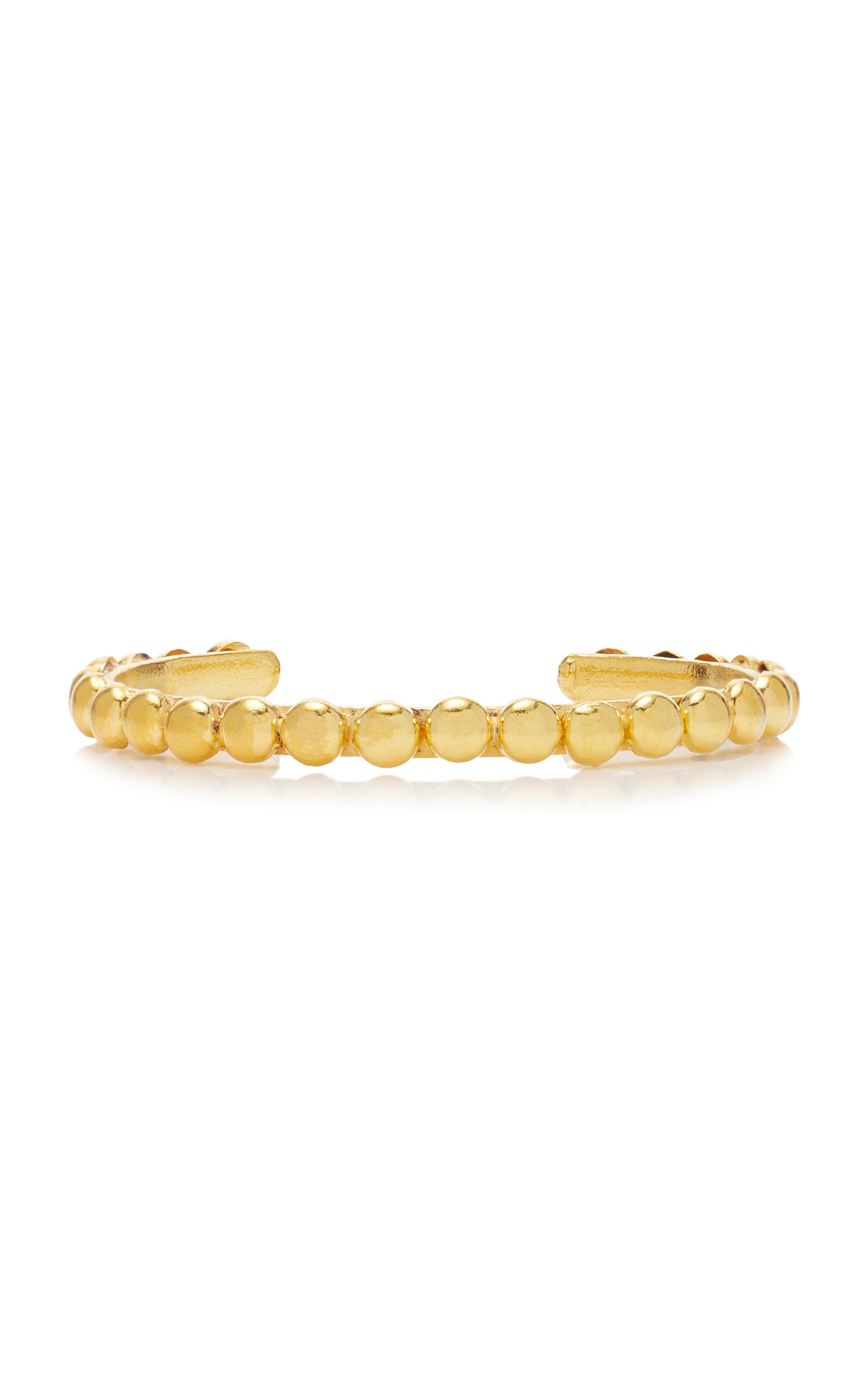 Dots Gold-Plated Cuff