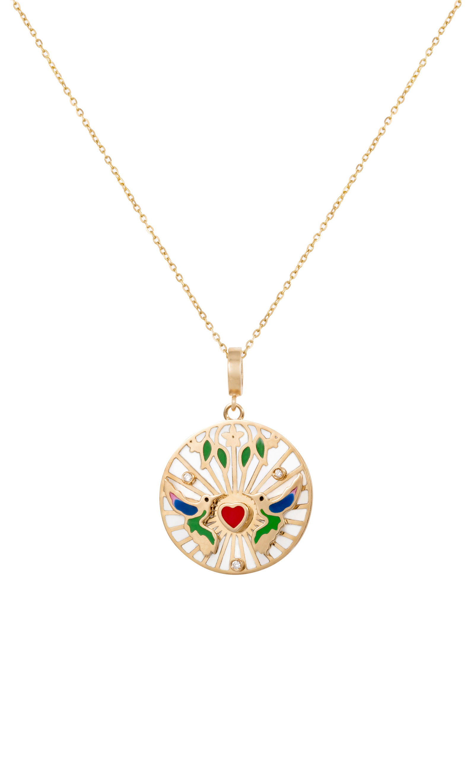 L'Atelier Nawbar Women's The Love Bird 18K Yellow Gold Pendant Necklace