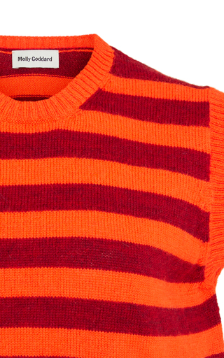 Claus Striped Wool Vest展示图