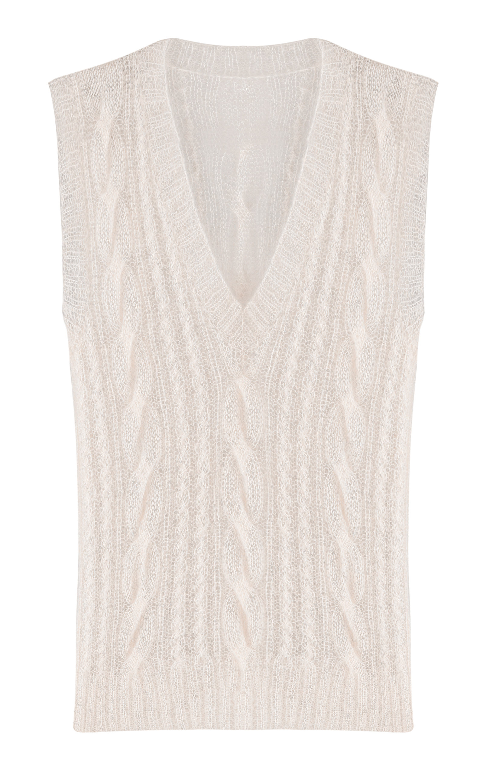 ANNA OCTOBER VIENNE SHEER KNIT TOP